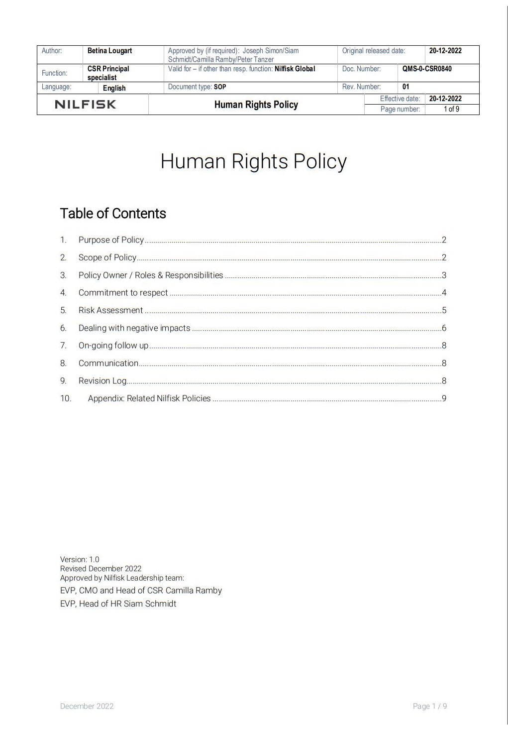 EN Human Rights Policy