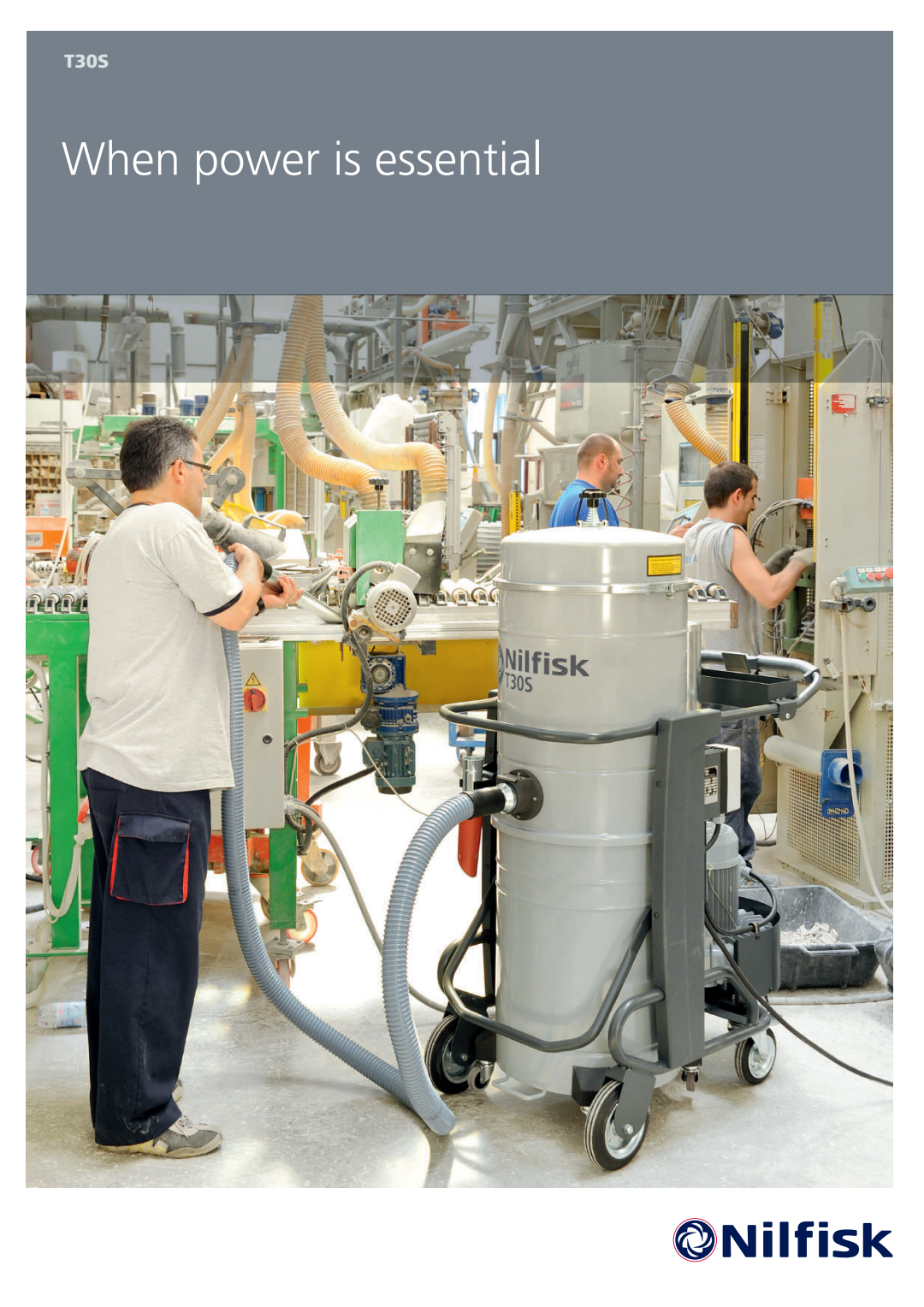 EN T30 Industrial Vacuum Cleaners Brochure